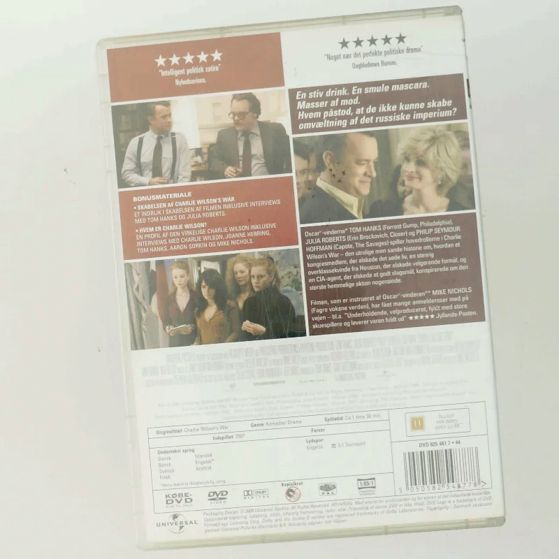 CHARLIE WILSONS WAR med Tom Hanks (DVD)