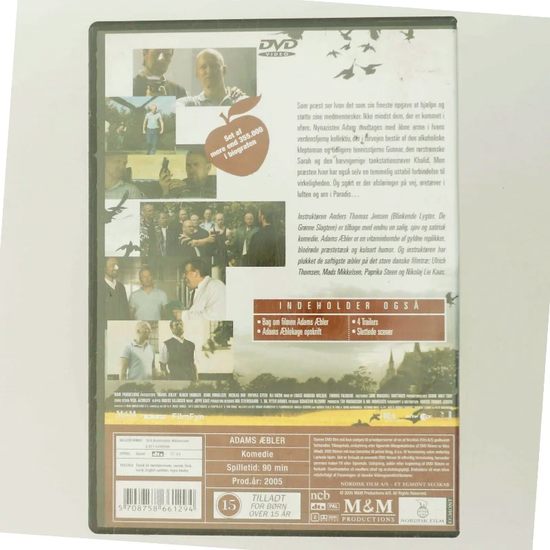 Adams Æbler fra Nordisk med Nikolaj Lie Kaas (DVD)