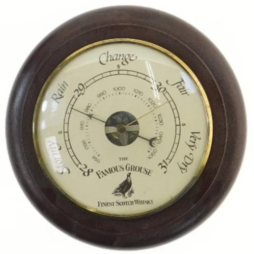 Væghængt barometer (str. Ø 22 cm)