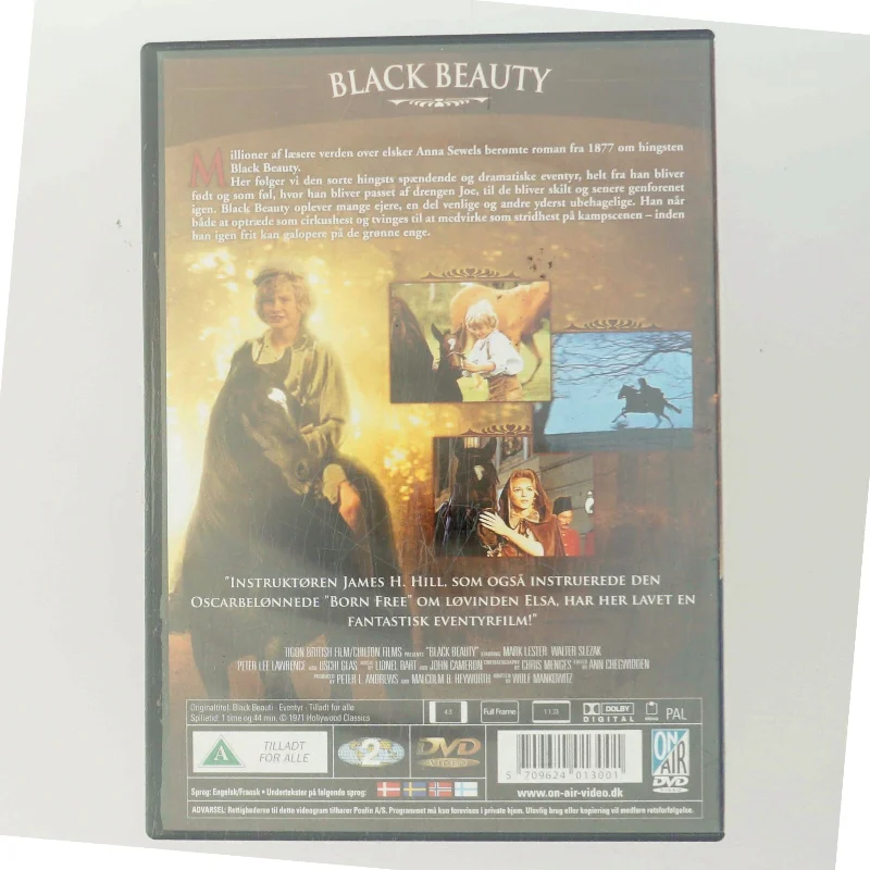 Black beauty med Peter Lee Lawrence (DVD)