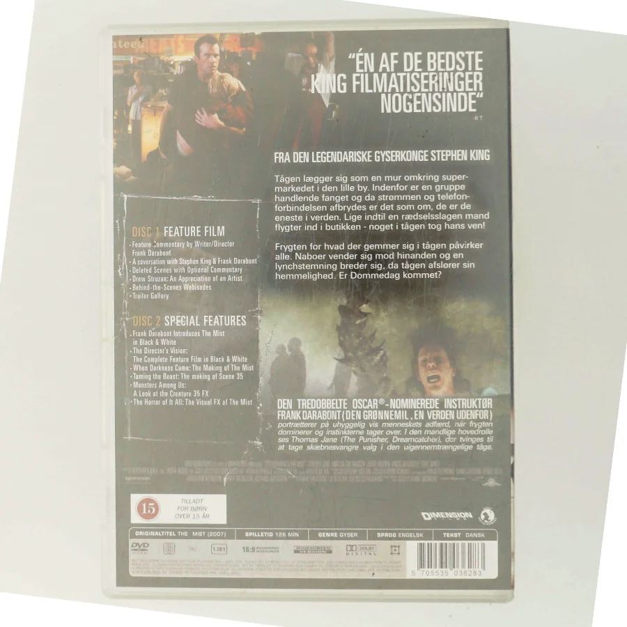 Mist, the (-) med Thomas Jane (DVD)