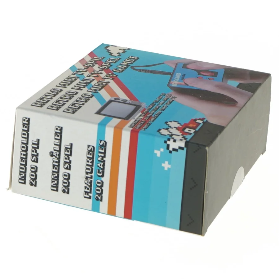 Retro mini TV-spil (str. 15x12 cm)