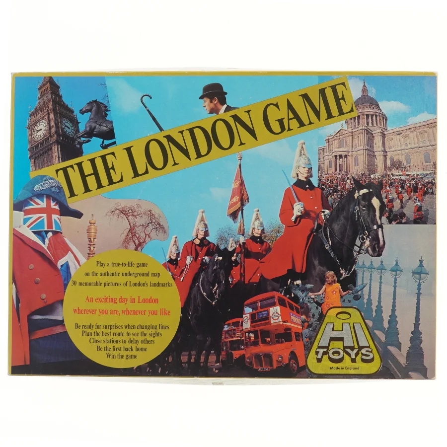The London Game brætspil (str. 46x33 cm)