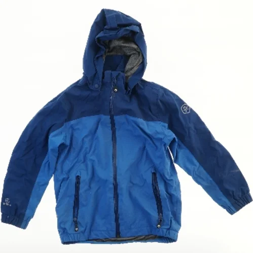 Regnjakke med hætte (str. 116)