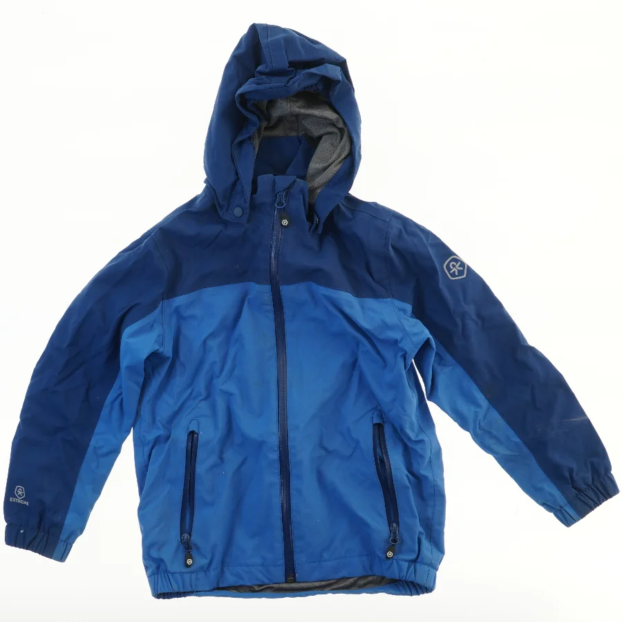 Regnjakke med hætte (str. 116)