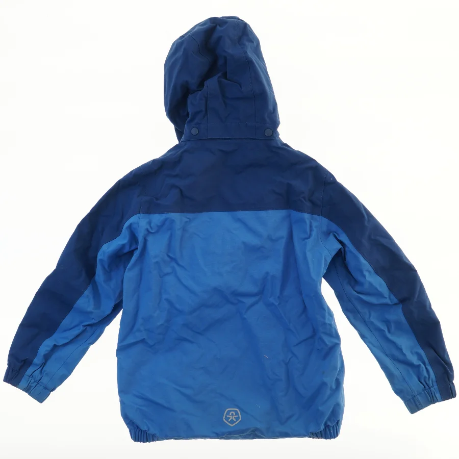 Regnjakke med hætte (str. 116)