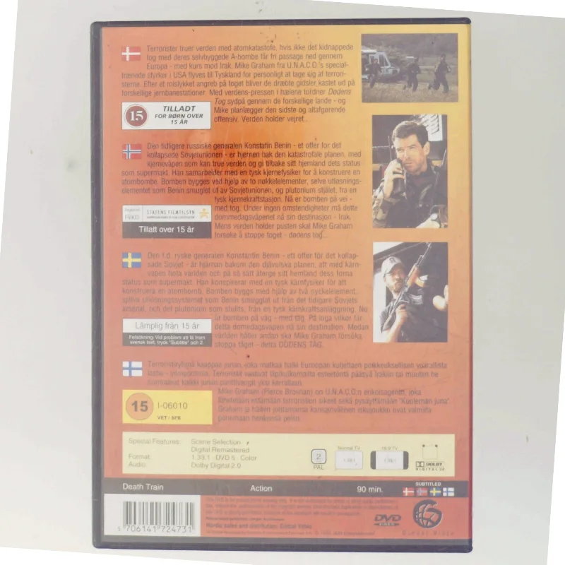 Death train (DVD) med Pierce Brosnan (DVD)
