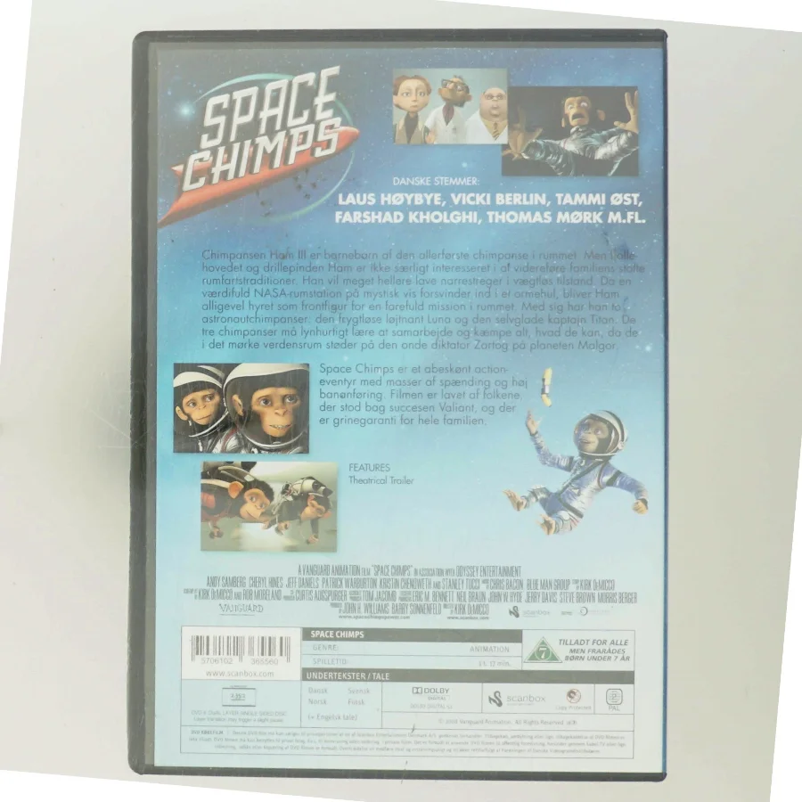 SPACE CHIMPS med Laus Høybye (DVD)