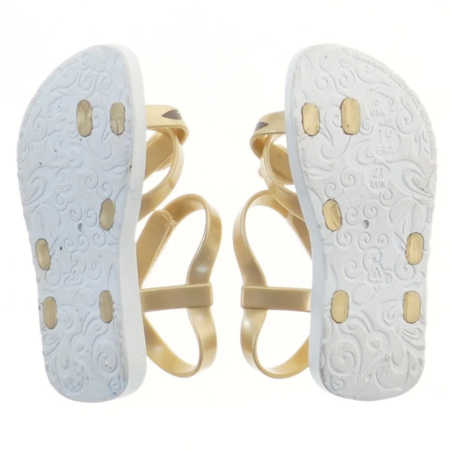 Guld børnesandaler fra Ipanema (str. 21 )