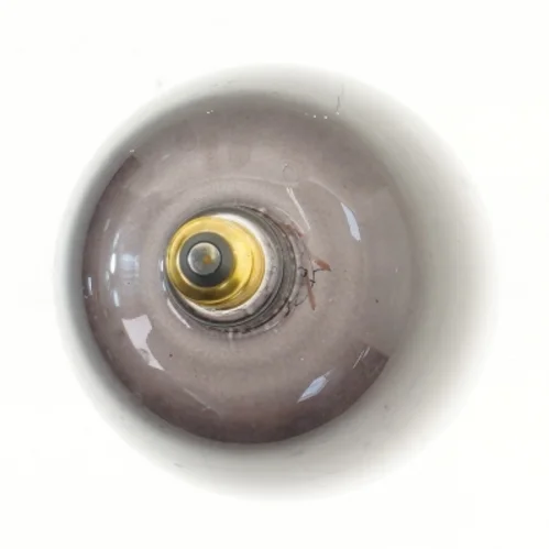 Røgfarvet pæreformet pendellampe (str. 21,5 cm)