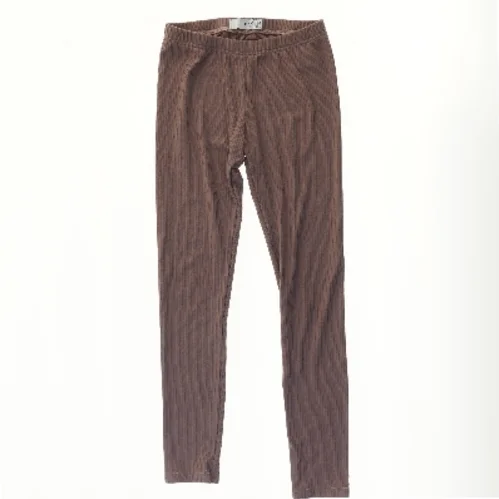 Brune ribbede leggings fra VRS fra VRS (str. 140)