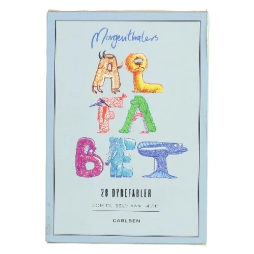 Morgenthalers alfabet. 4 dyrefabler om bogstaverne U, V, X, Y. af Anders Morgenthaler (Bog)