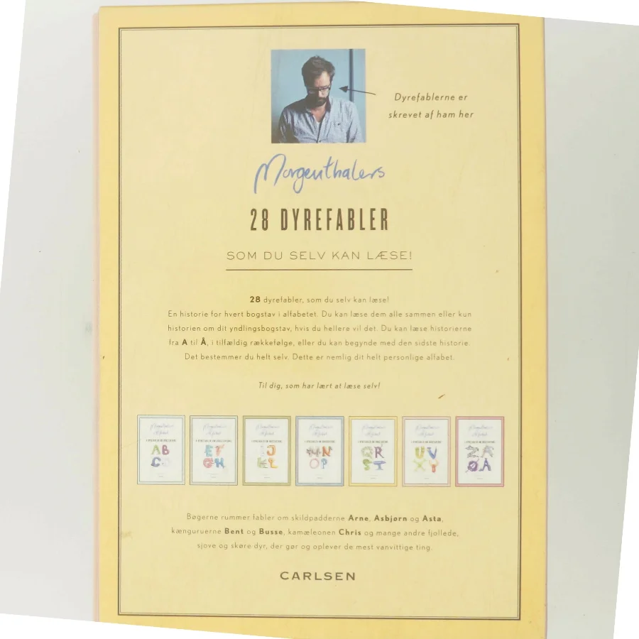Morgenthalers alfabet. 4 dyrefabler om bogstaverne U, V, X, Y. af Anders Morgenthaler (Bog)