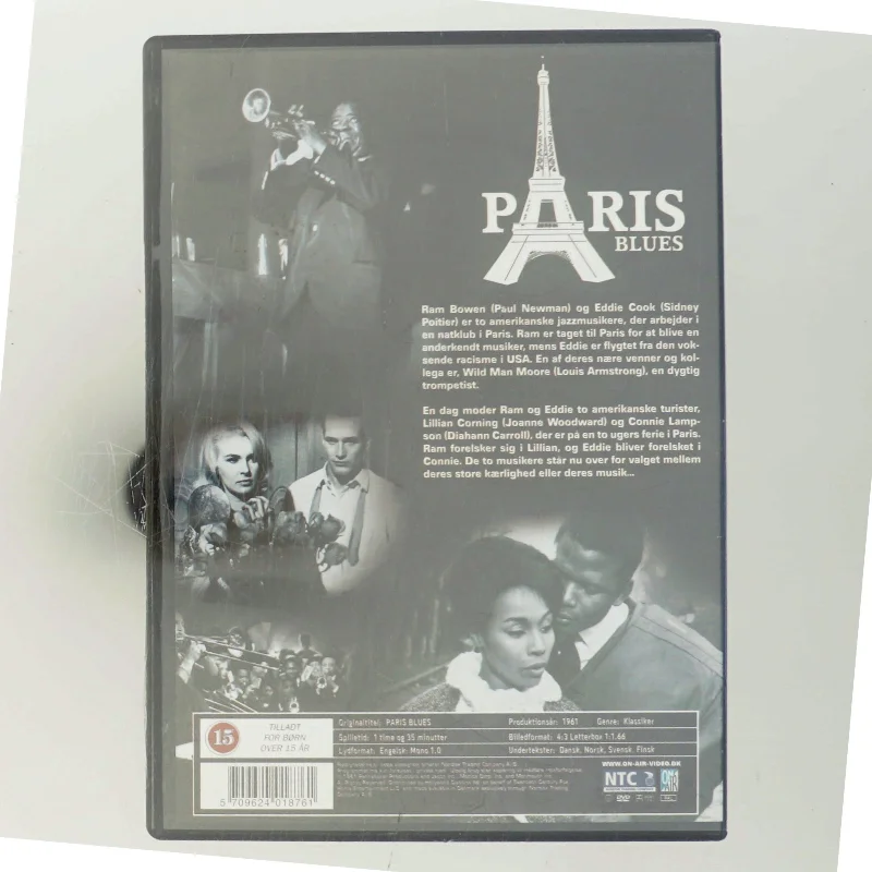 Paris Blues med Louis Armstrong (DVD)