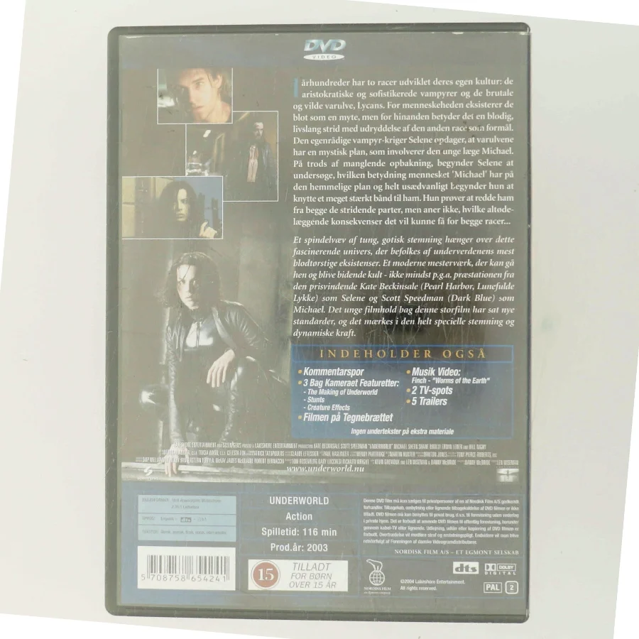 Underworld med Kate Beckinsale (DVD)