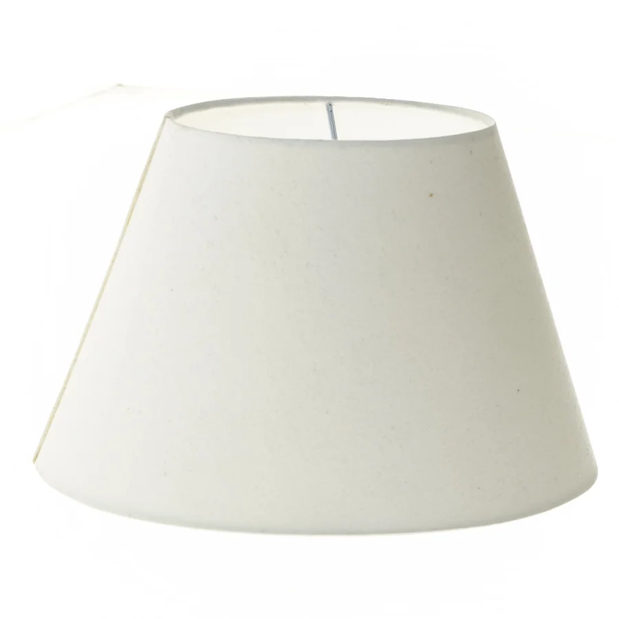 Lampeskærm i hvid (str. 19x27,5x16 cm)