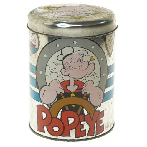 Popeye metalæske (str. 20x16 cm)
