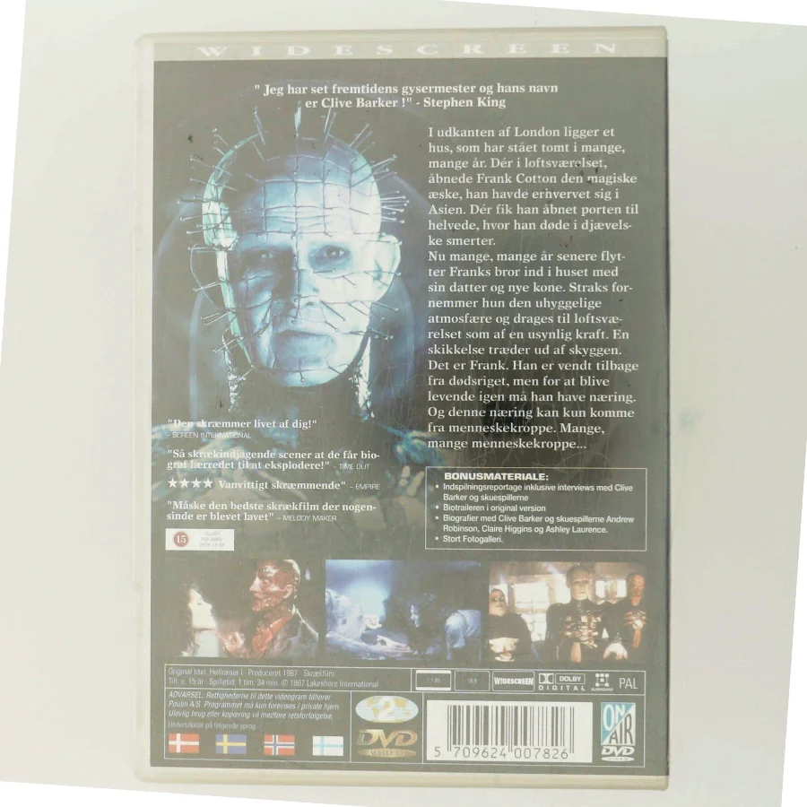 Hellraiser med Clive Barker (DVD)