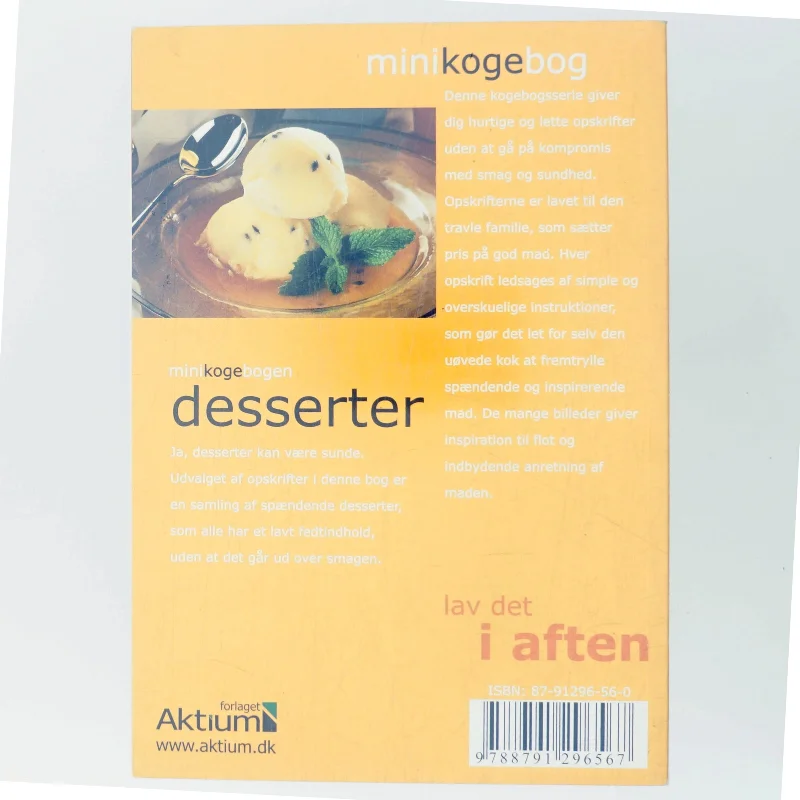 Minikogebogen - desserter (Bog)