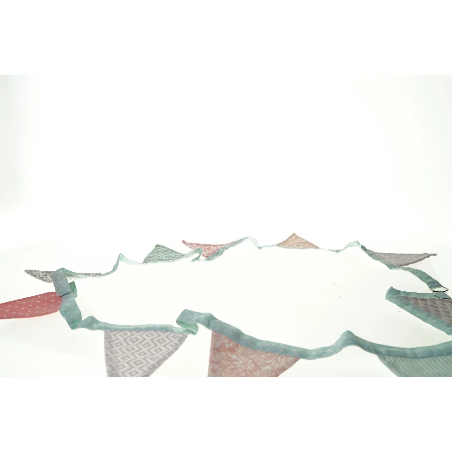 Flagranke i stof fra Oeko Tex (str. 225 x 17 cm)