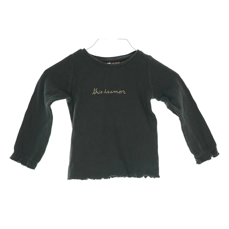 Langærmet bluse fra Zara (Str 86 cm)