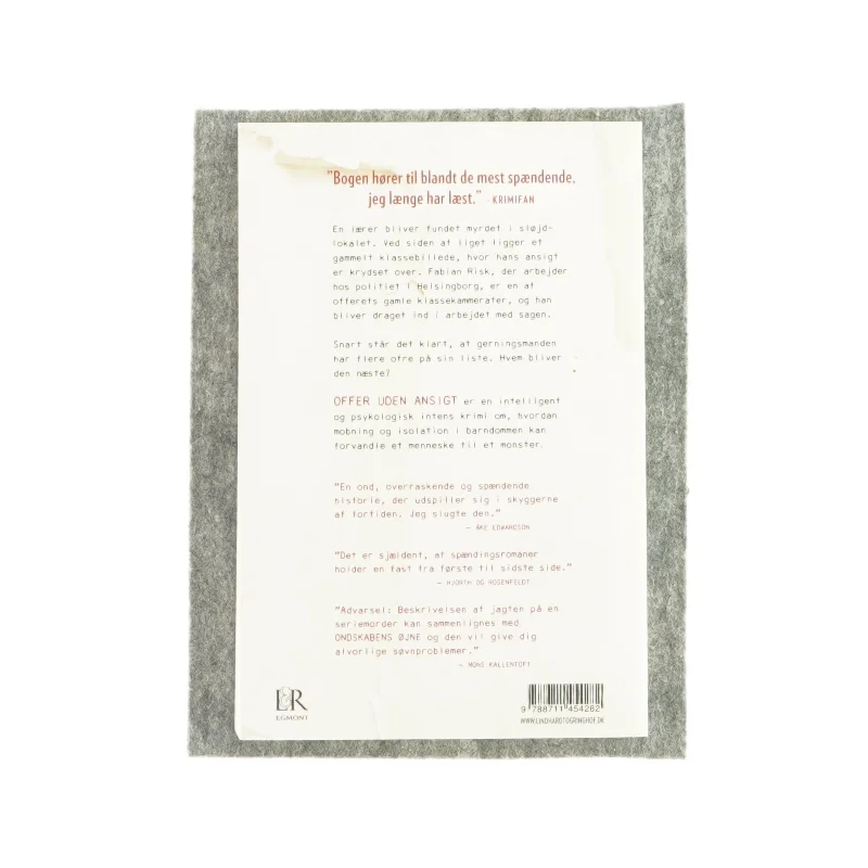 Offer uden ansigt af Stefan Ahnhem (Bog)