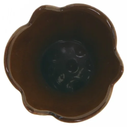 Keramikvase med blomstermotiv fra Made in west Germany