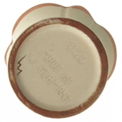 Keramikvase med blomstermotiv fra Made in west Germany