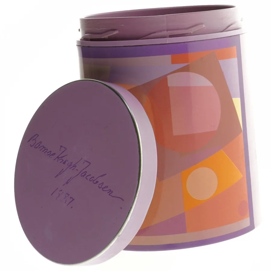 Dåse med kunstmotiv fra Irma (str. 15 cm)