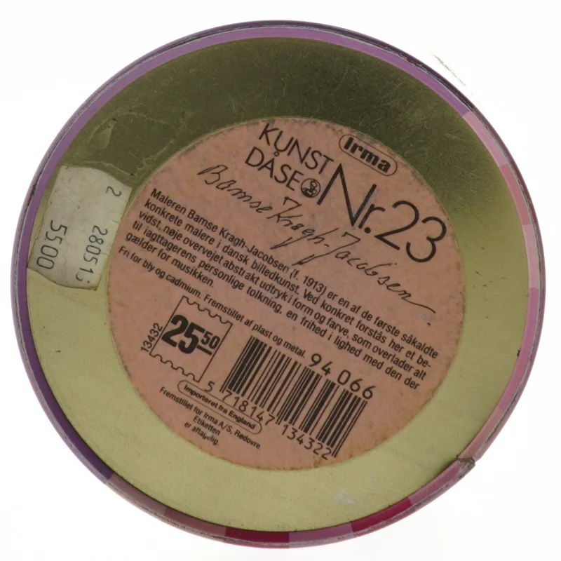 Dåse med kunstmotiv fra Irma (str. 15 cm)