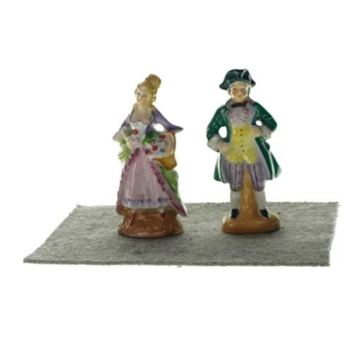 Dekorativ figurer 2 stk. (str. 15 x 7cm)