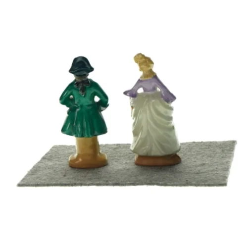 Dekorativ figurer 2 stk. (str. 15 x 7cm)