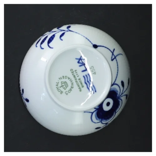 Mega musselmalet skål 15 cm.