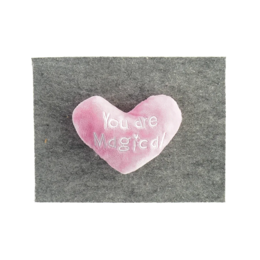 Hjerte pude (str. LB: 12x10 cm)