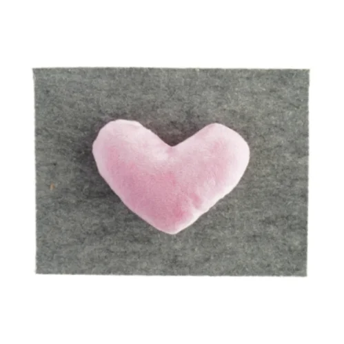 Hjerte pude (str. LB: 12x10 cm)