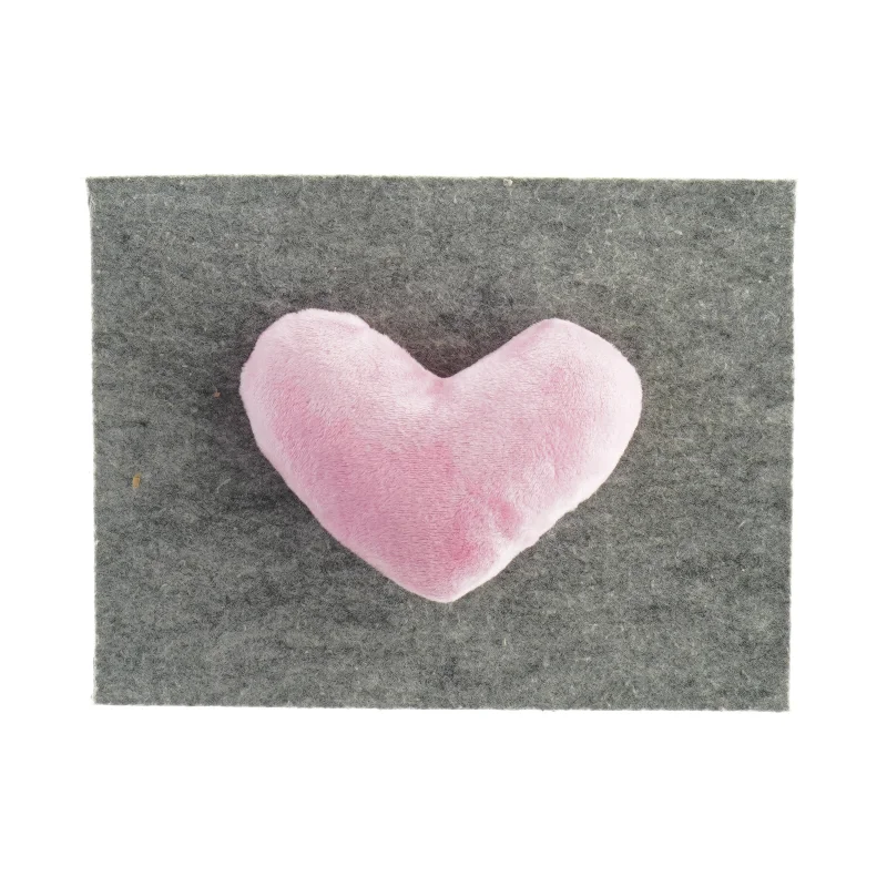 Hjerte pude (str. LB: 12x10 cm)