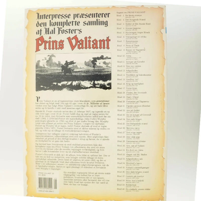 Prins Valiant af Hal Foster (Bog)
