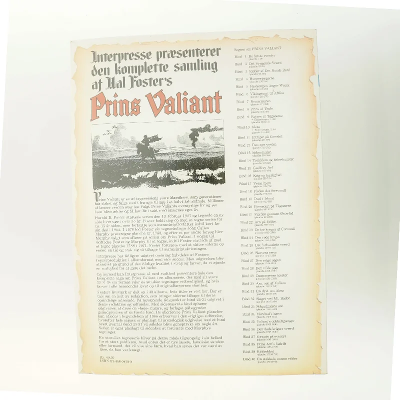 Prins Valiant - En dyst om Aleta af Hal Foster (Bog)