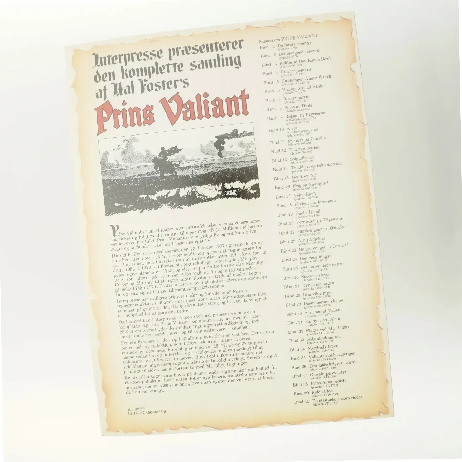 Prins Valiant af Hal Foster (Bog)