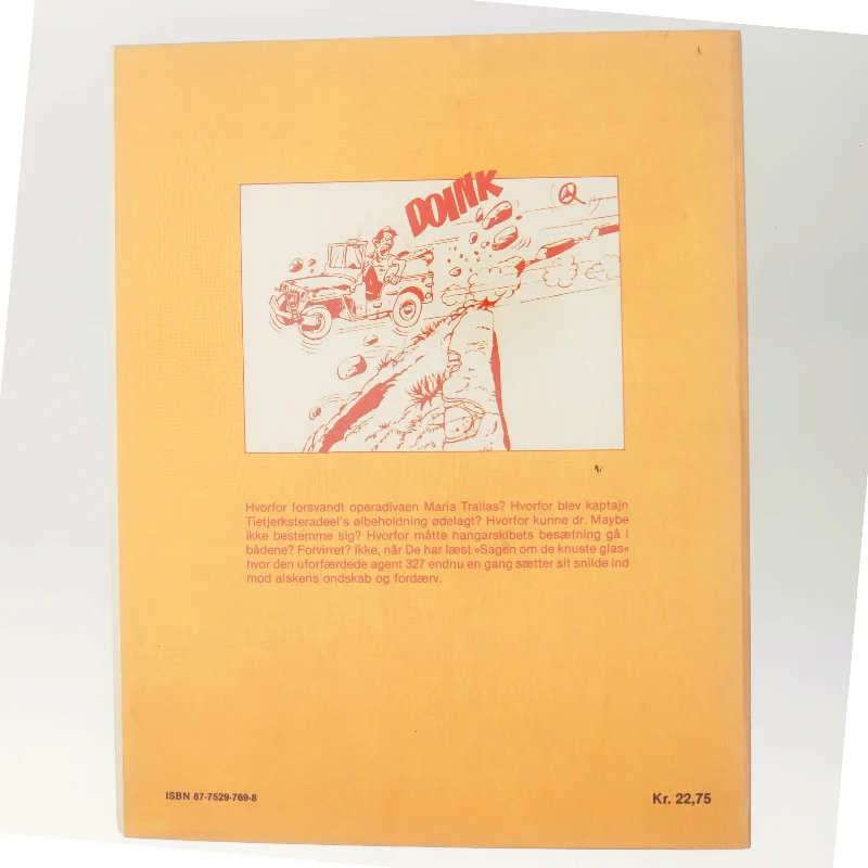 Agent 327: Sagen om De Knuste Glas (Bog)