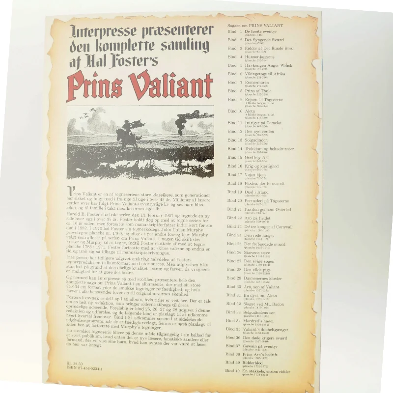 Prins Valiant af Hal Foster (Bog)