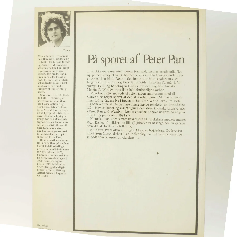 På sporet af Peter Pan af Cosey (Bog)
