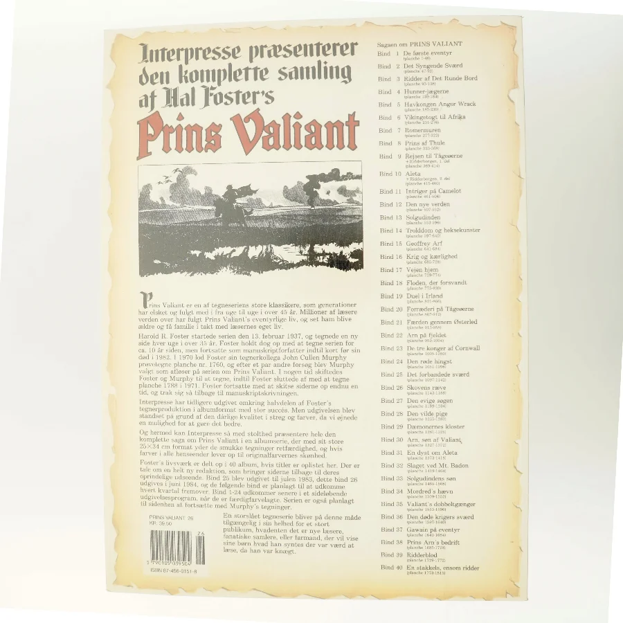 Prins Valiant af Hal Foster (Bog)