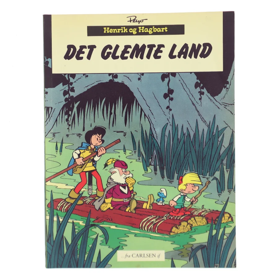 Det Glemte Land af Peyo (Bog)