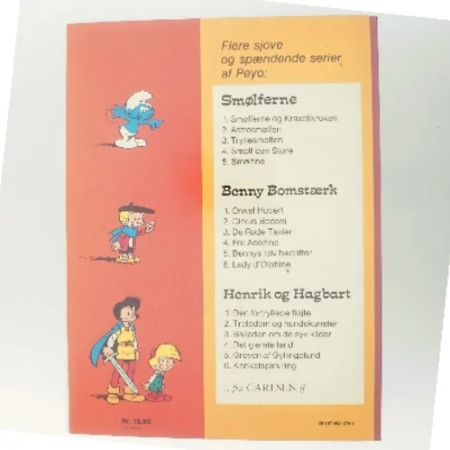 Smølfine og smølfesulten af Peyo (Bog)