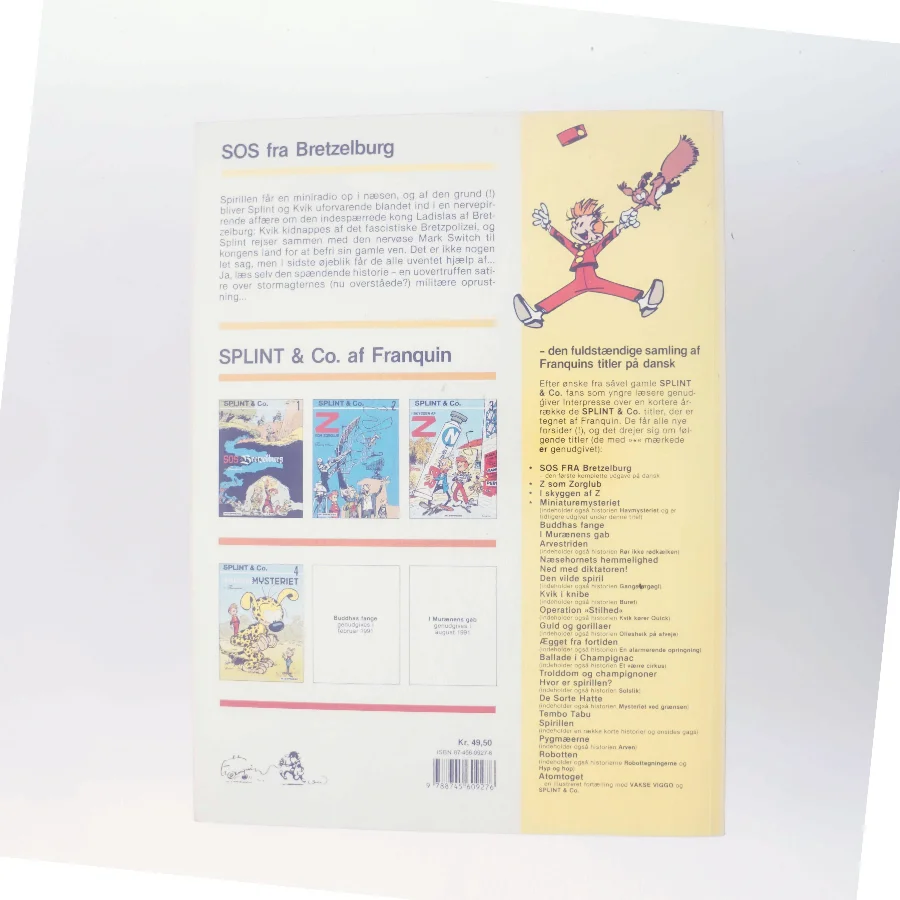 SOS fra Bretzelburg af Franquin (Bog)
