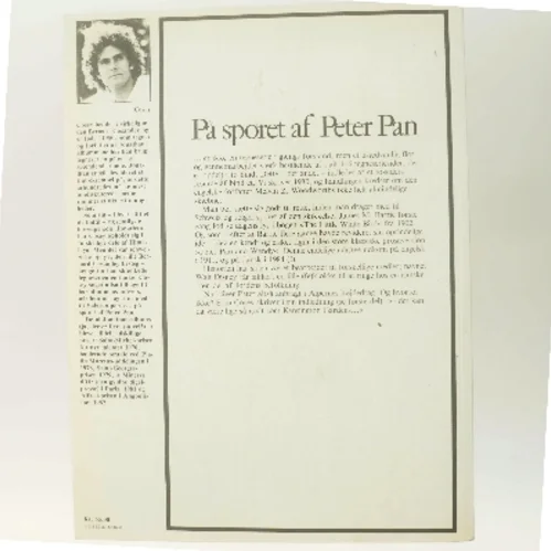 På sporet af Peter Pan af Cosey (Bog)