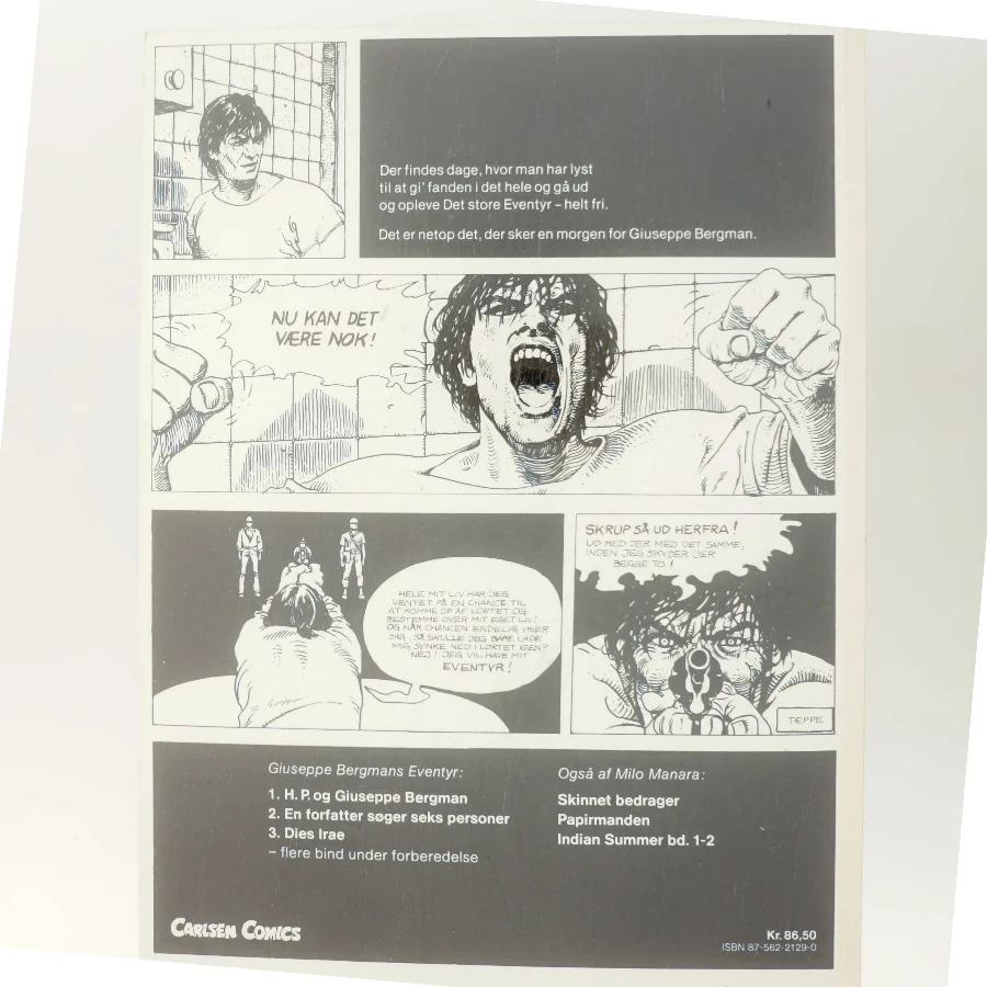 HP og Giuseppe Bergman af Milo Manara (Bog)