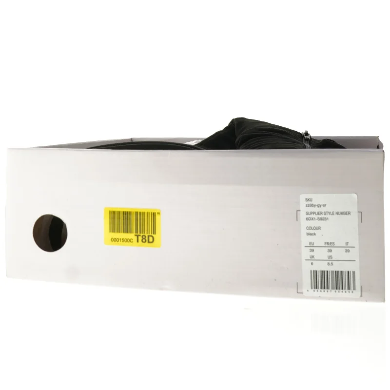 Sorte støvler med hæl (str. 39)