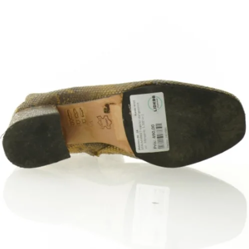 Støvletter med slangeskindslook fra Minelli (str. 38)